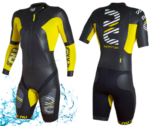 NU Triton 2.0 wetsuit front and back view